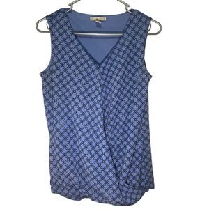 Dan Buchman Geometric Blue Tank